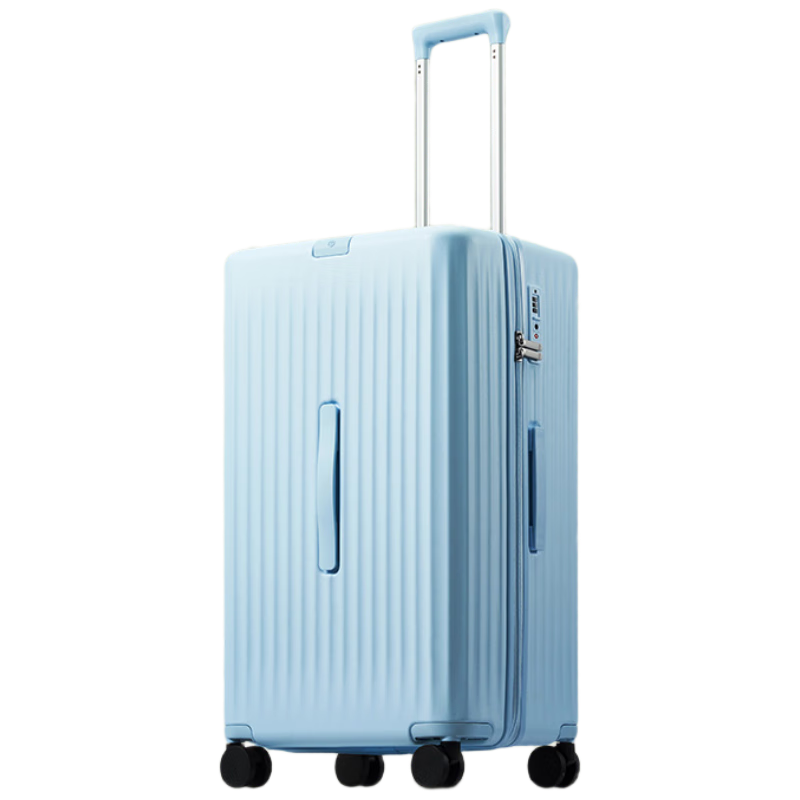 JD Original "Hard Candy" Luggage, PC Large Capacity Suitcase, Trolley Case for Men And Women, Mint Blue, 26 Inches, Carry-On Size