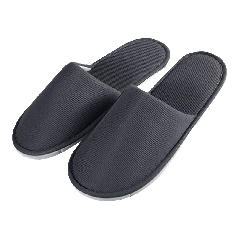 Lehuolvxing Disposable Slippers for Home Use, Thick Cotton And Linen, Non-Slip, Portable for Travel, Suitable for Hotels And Guesthouses, Washable Slippers