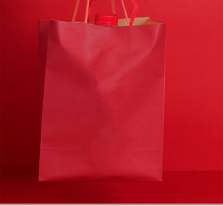 Keruier National Day Gift Packaging Bag Kraft Paper Gift Bag Graduation Season Class Small Gift Packaging Bag Simple Ins Style Empty Paper Bag for Teacher Appreciation Gift Packaging 3