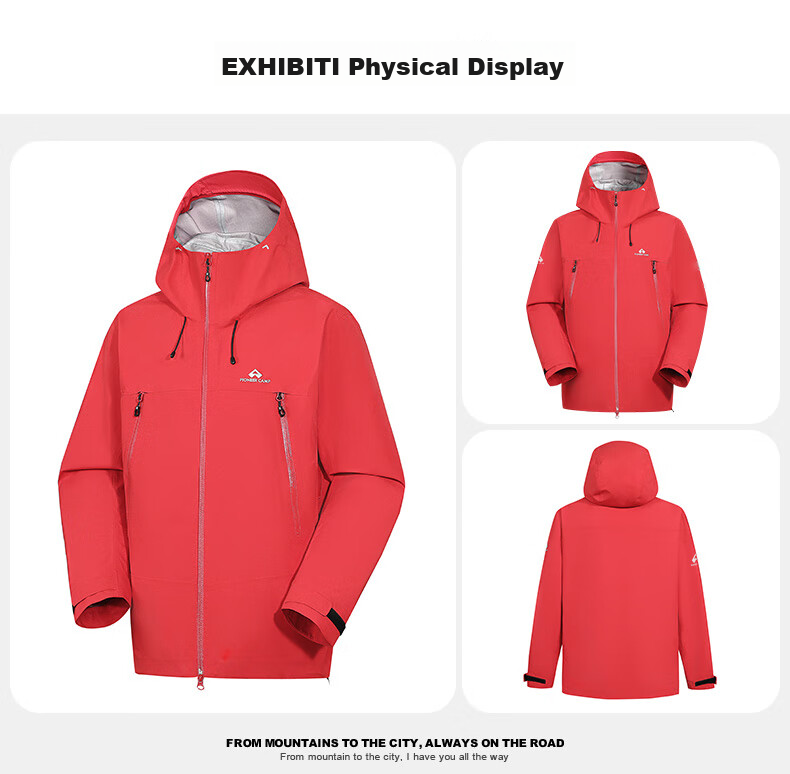 Toread Little Eagle Hard Shell Jacket Women's Spring Summer Outdoor Toray Windproof Waterproof Hiking Mountaineering Travel Coat Jacket 34