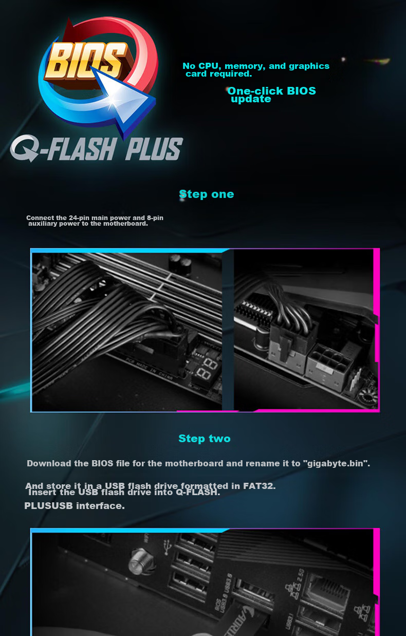 GIGABYTE X870 GAMING X WIFI7 Eagle X DDR5 Motherboard Supports AMD CPU AM5 9700X 9800X3D 9900X 9600X 14