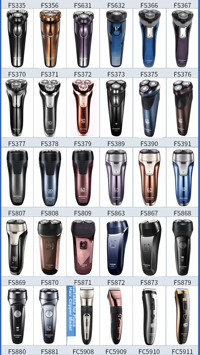 Yingqian Compatible Charging Cable And Power Cord Accessories for Flyco Shavers FS Series fs308/317/326/338/352/367/389/399/632/868/881 8
