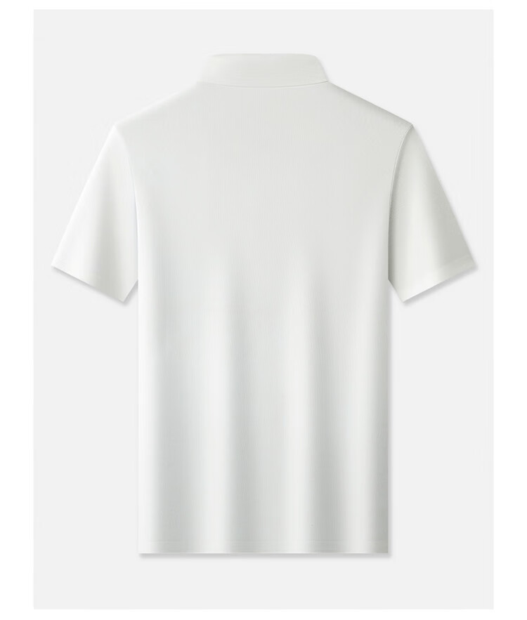 Aidengbao Summer Short-Sleeve Polo Shirt, Fashionable Business Collared Top, T-Shirt Undershirt, Dark Blue, 180/96A(2XL) 9