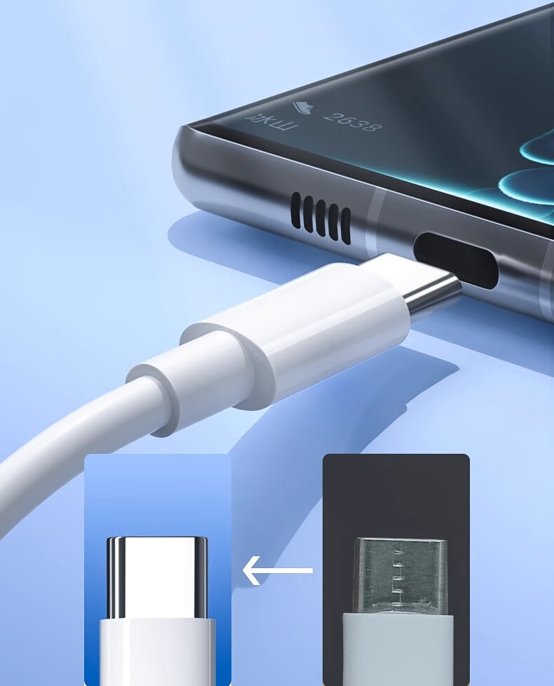 Nengshi Dual-Head Type-C Data Cable, Apple 16 Charging Cable, Fast Charging Compatible with IPhone 15/16 Pro, Huawei, Xiaomi Laptops, Dual PD Phone Charging Cable, 1.5 Meters 14