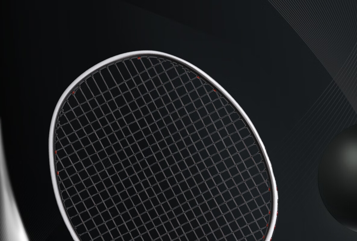 Yodiman Fresh White Pair of Badminton Rackets, Full Carbon Ultra-Light 6U Double Rackets 650+660 (Badminton Set) 1