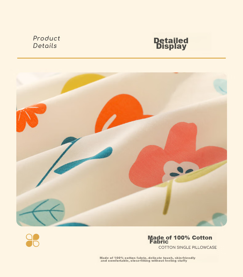 Grace 100% Cotton Pillowcase, Class A, 7A Antibacterial Fabric Pillow Cover, 48*74cm, Sea Salt Milk Coconut, One Pair 13