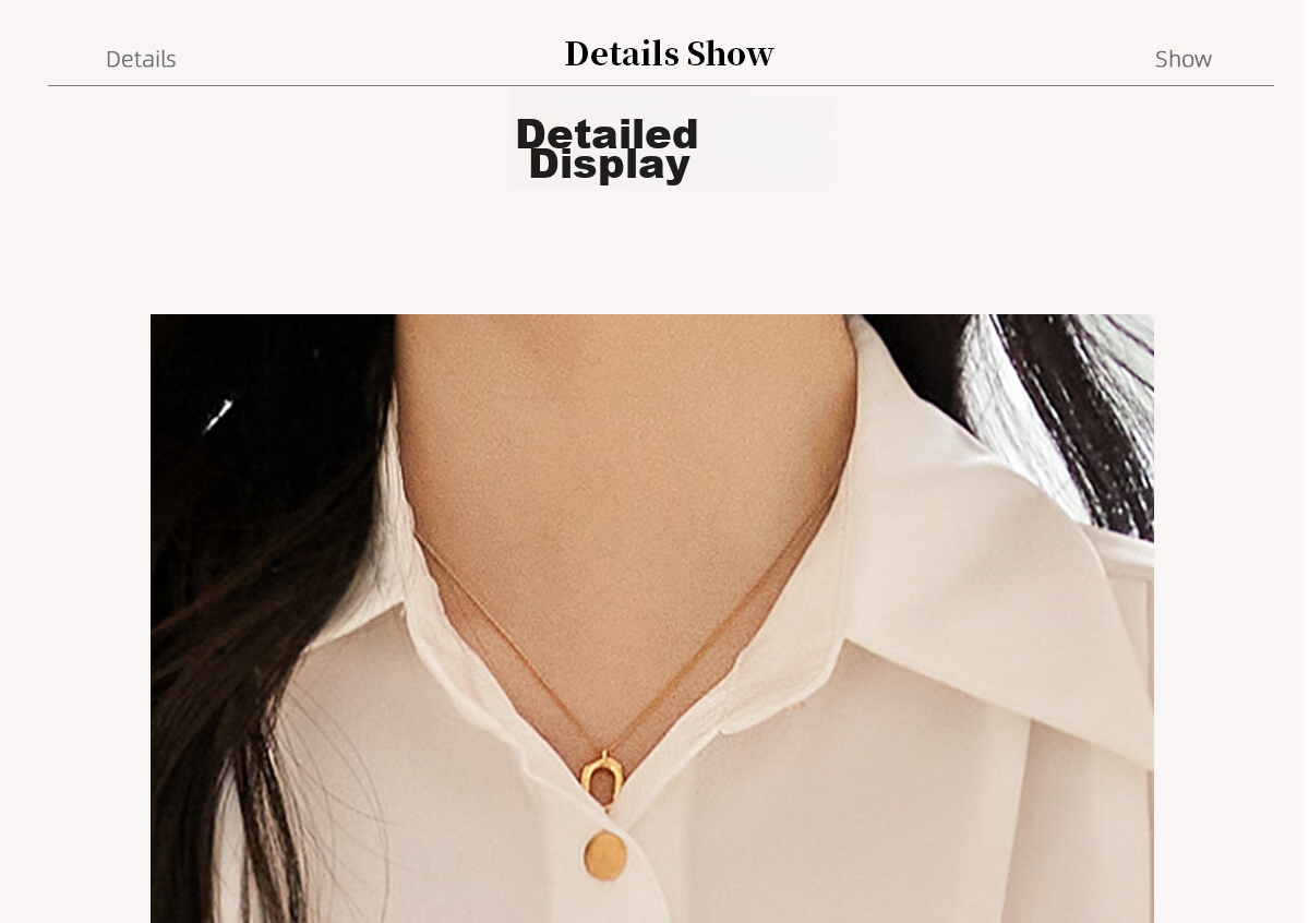 Chushen Spring And Autumn Simple Long-Sleeve Shirt for Women, Single-Breasted Elegant Professional Commuter Top White Blouse S132C2204 Size XL 5