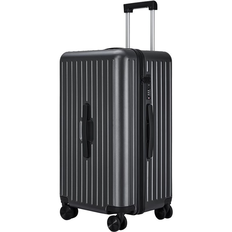 KALA路Y Luggage, 24-Inch Large Capacity Cloud Suitcase, Travel Case with High Aesthetic Value, Cube-Shaped Password Lock Trolley Case for Men And Women, New Model