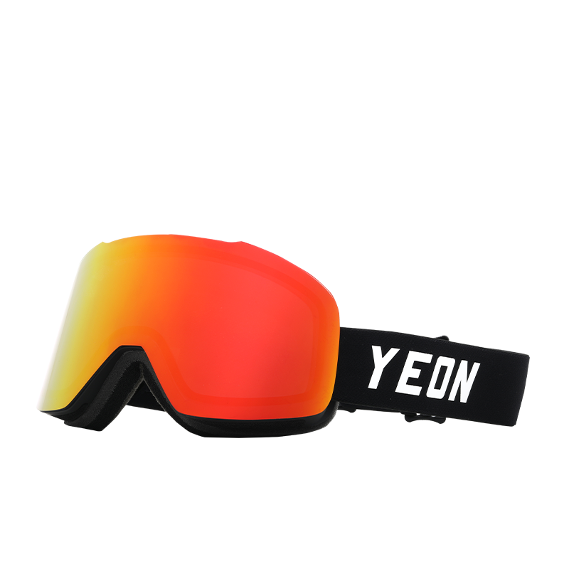 YEON Large Pillar Frameless Ski Goggles for Men And Women, Anti-Fog Windproof Protective Eyewear with Photochromic Lenses for Myopia 2SN1305-A902