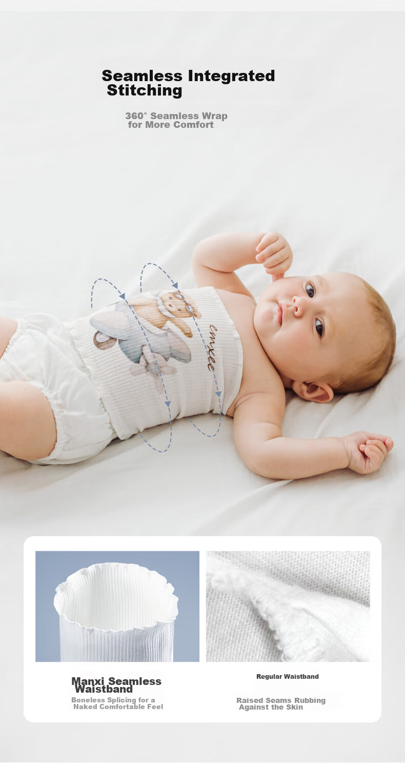 EMXEE Baby Belly Band, Spring And Autumn Infant Belly Protection Device, All-Season Newborn Umbilical Cord Protector, Belly Cover, 17*17cm 10