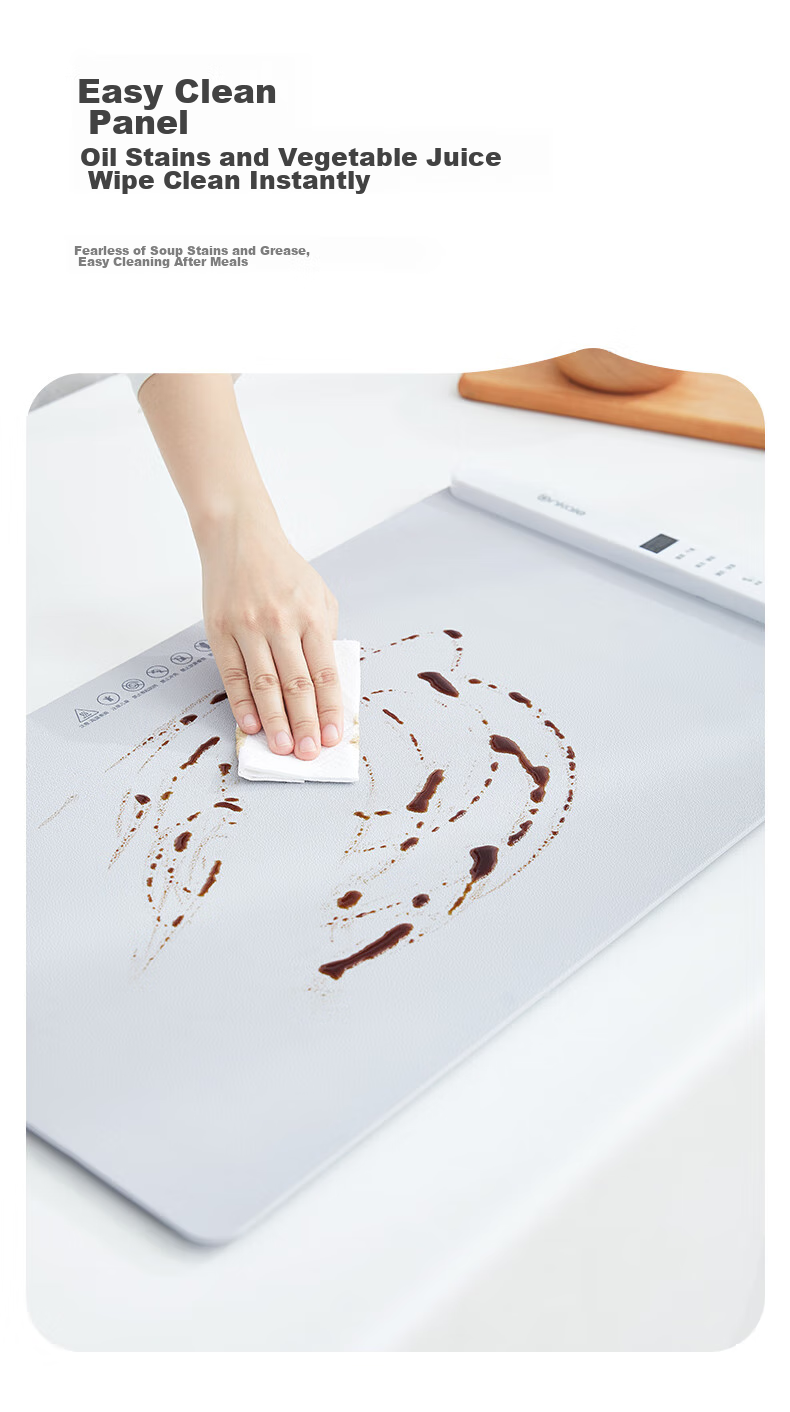 Ankale Food Warming Plate Upgraded Detachable Temperature Control Ultra-thin Integrated Silicone Roll-up Multi-level Adjustable Heat Preservation Board AJL-N03 9