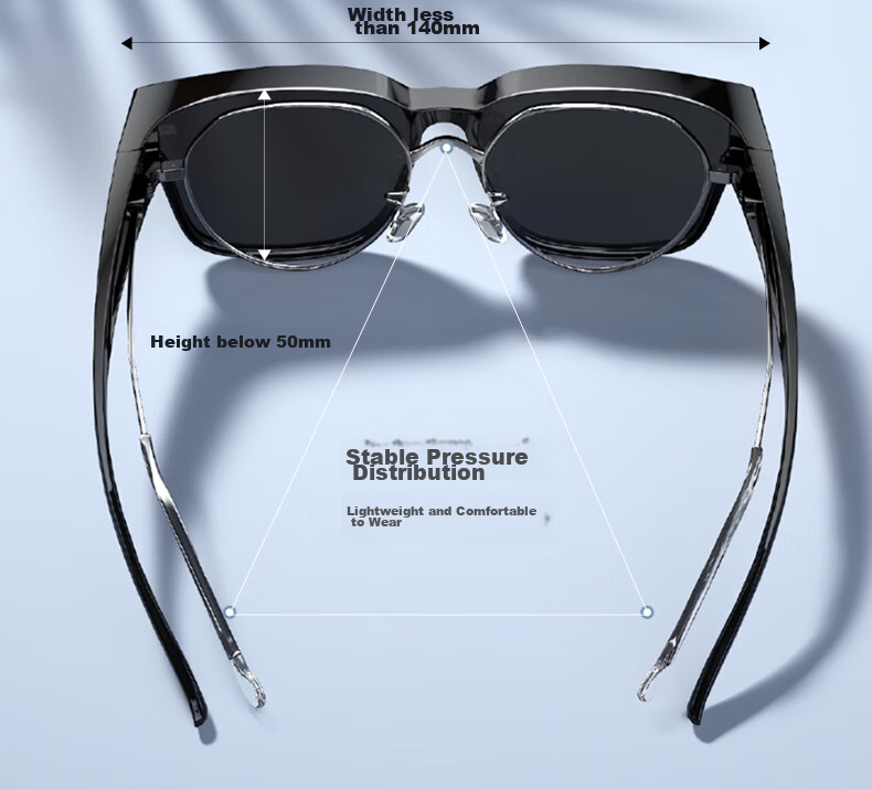 One&one Sunglasses Clip-On for Nearsightedness, Polarized UV Protection Sunglasses for Men And Women, Suitable for Driving And Travel 14