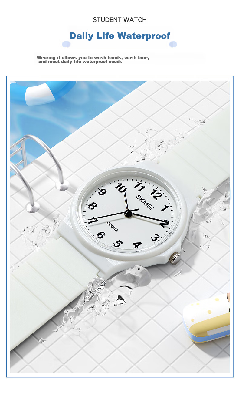Skmei Student Children's Watch for Middle And High School Students, Teenagers, Silent Pointer, Civil Service Exam Watch, Quartz Birthday Gift 1419 6