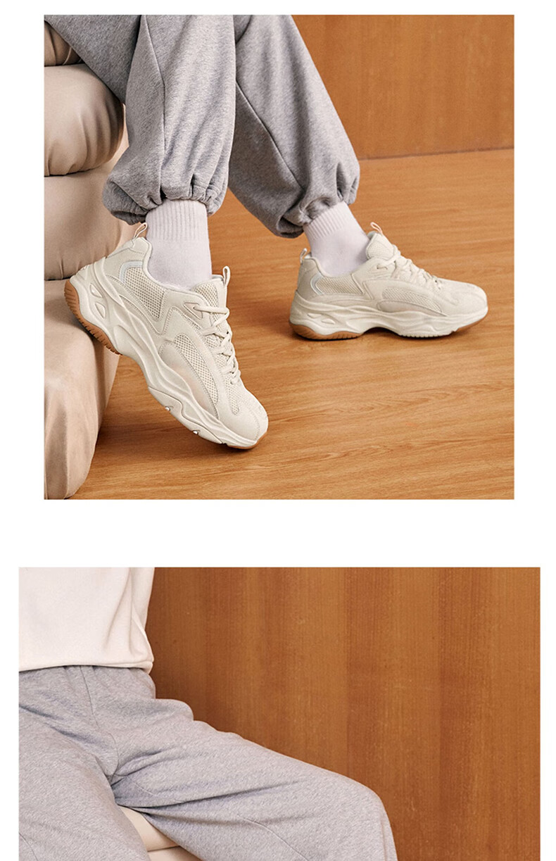 Skechers Women's Shoes Puff Bear | Spring Women's Mesh Breathable Dad Shoes, Shock-Absorbing Rebound Casual Sneakers Panda Shoes 14