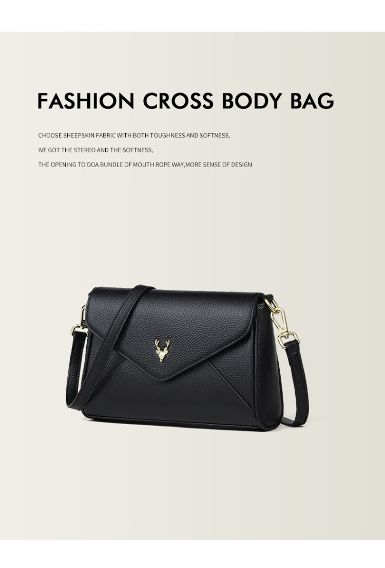 Aiqinghai Leather Handbag, Women's Crossbody Bag, Shoulder Phone Bag, Light Luxury Brand, Birthday And Mother's Day Gift, Practical Present for Mom 1