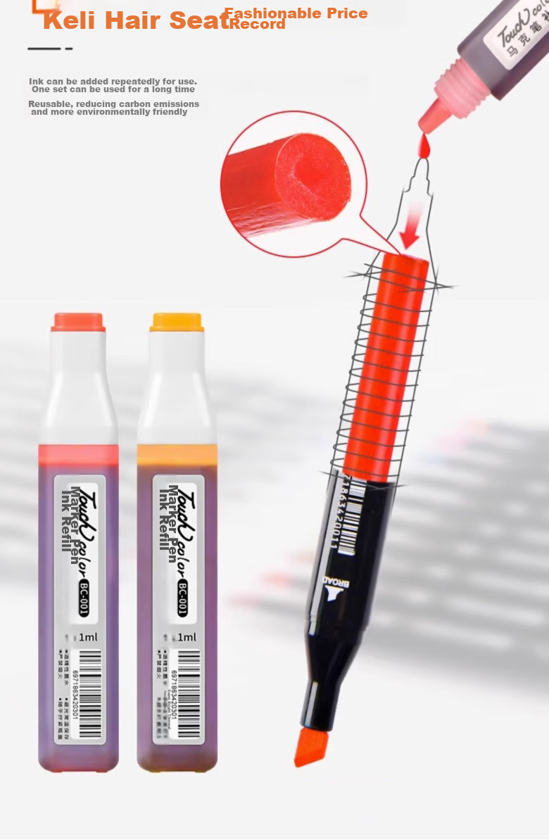 Touchcolor Dual-Tip Markers for Students, Oil-Based Art Set for Comic Design, Elementary School Children, Middle School Students, Watercolor Pens, Anime-Style, 120 Colors, Kindergarten Colored Pens, Refillable Ink 8