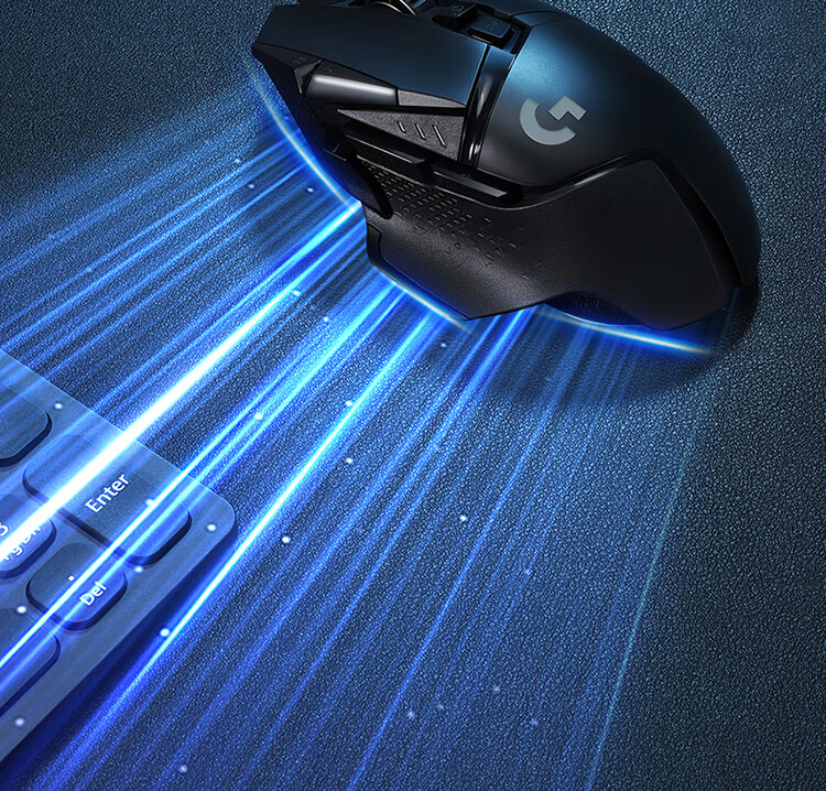 BUBM Mouse Pad, Wireless G502 Hero Sticker, Non-Slip Gaming Mouse Pad, ICE Ice Version Curved Foot Pad, Smooth And Wear-Resistant G502 Foot Pad 3