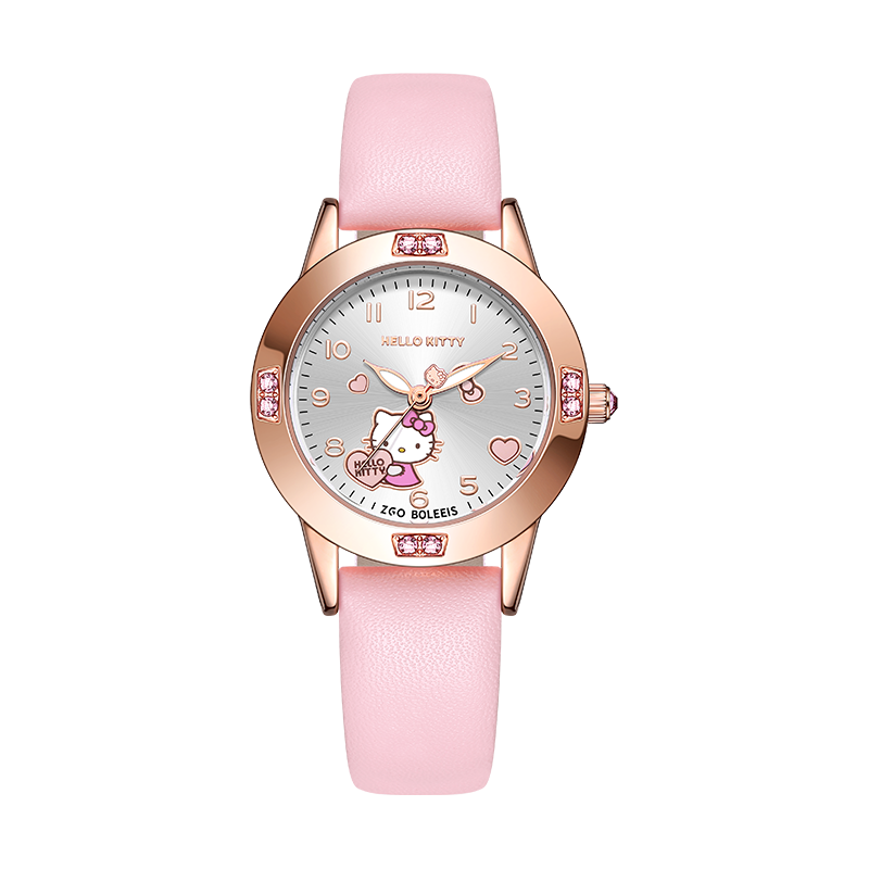 Hello Kitty Children's Watch, Only Time Display, for Girls Aged 6-12 Elementary And Middle School Students, Sanrio Birthday Gift for Girls And Daughters