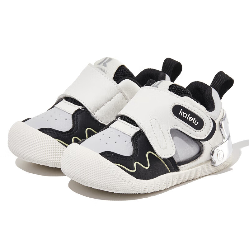 Детские кроссовки Katetu Baby Walking Shoes, Весна Новый год, Красные, Маленькие K Shield, Функциональные, для мальчиков и девочек, Детский сад, Белые, X3CE016