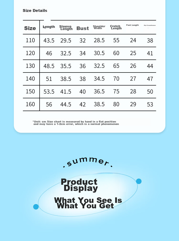 LangSha Children's Summer Pajamas, Thin Three-Quarter Sleeve Sleepwear, Air Conditioning Clothes for Boys And Girls, Home Wear Set for Older Childre 10