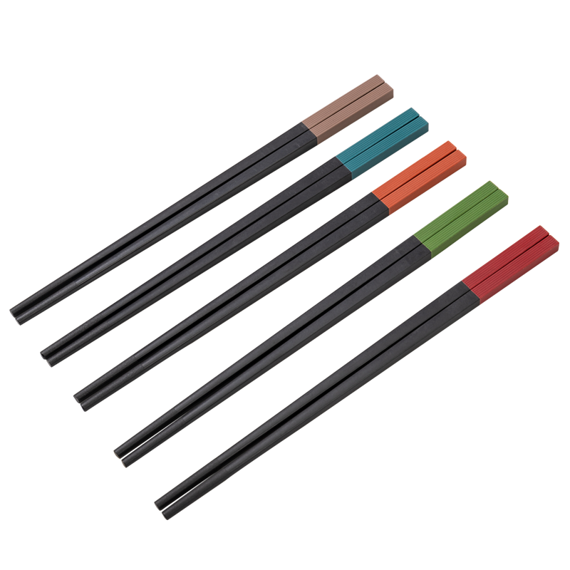 LOCK&LOCK Alloy Chopsticks, Household Sharing Chopsticks, Public Chopsticks, Special Chopsticks, Japanese-Style Tableware Set, Heat-Resistant, Easy to Clean, 5 Pairs