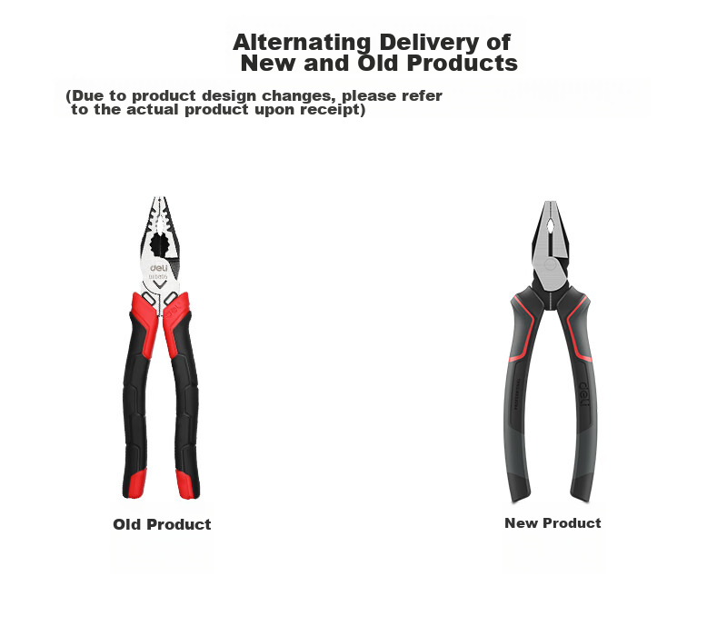 Deli Labor-Saving Wire Pliers, Alloy Steel Tiger Pliers, Multifunctional Flat-Nose Pliers, Wire Cutters 1