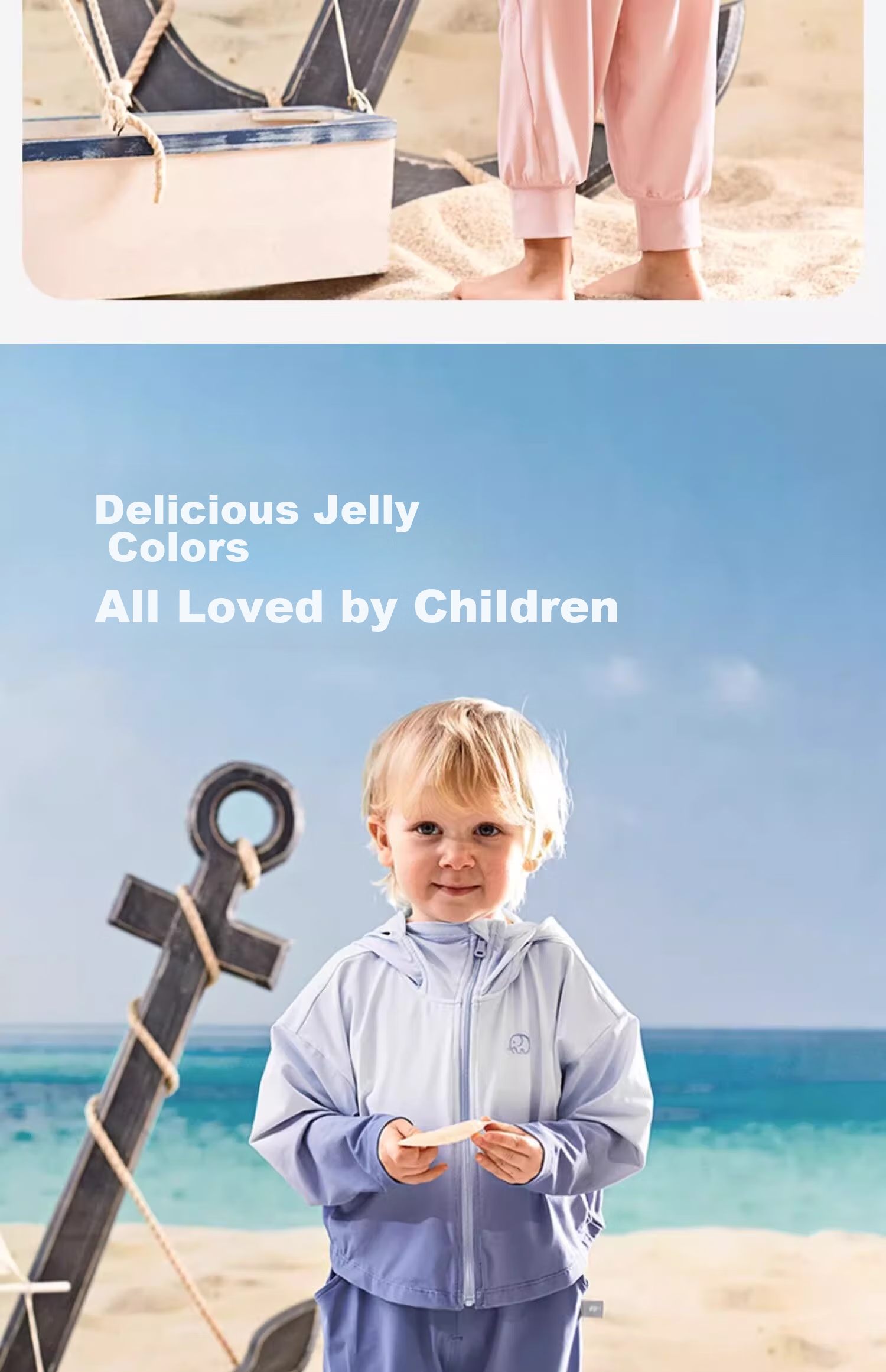 DAVE & BELLA [Xiao Guo Dong] Children's Sun Protection Clothing, Summer Boys And Girls Cool-Feeling Jacket, Baby Sun Protection Cloak 12