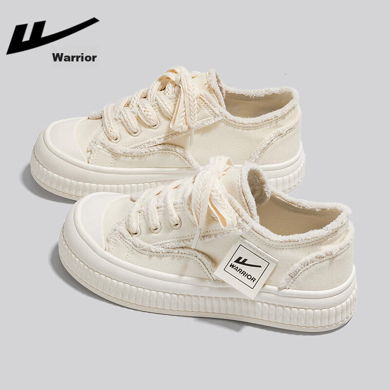 Huili Women's Canvas Shoes, Versatile Wheat Spike Casual Shoes, Student Sports Sneakers, F249BR, Beige, Size 35