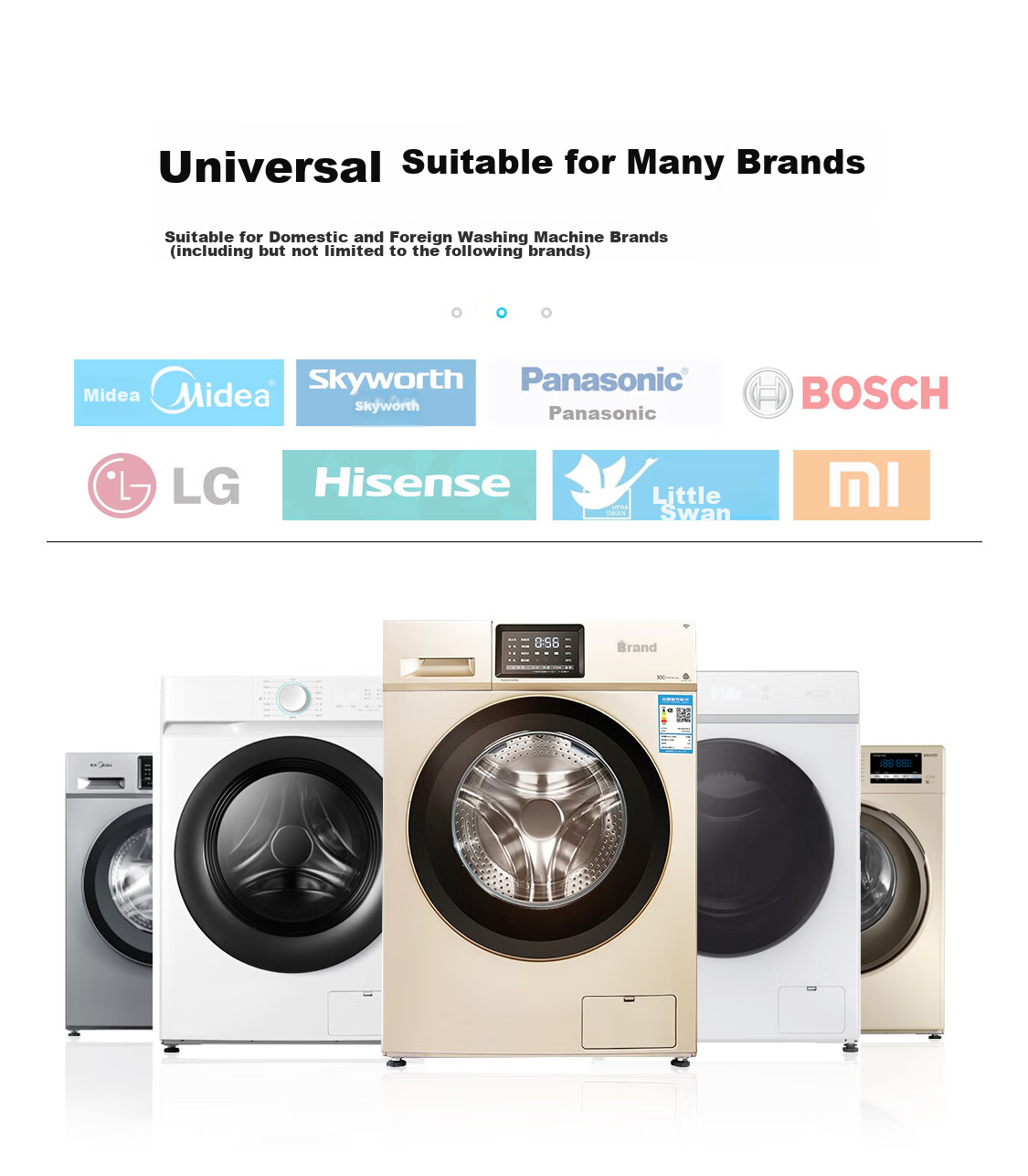 Beishi Washing Machine Inlet Hose, Thickened Universal Drum And Impeller Washing Machine Inlet Hose, Extended Water Inlet Pipe, Water Supply Extension Hose Connector Accessories, White 5 Meters 2