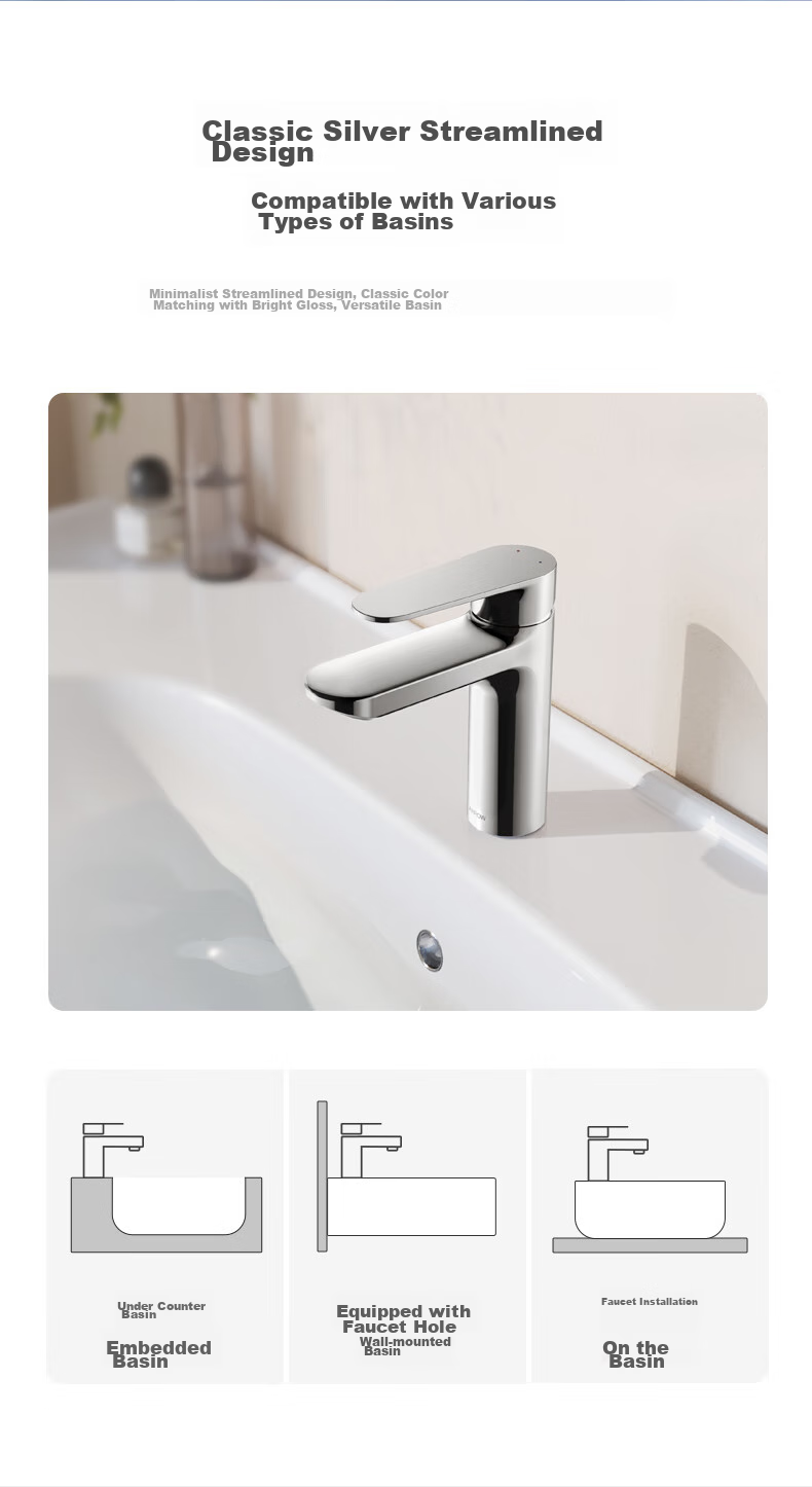 ARROW Bathroom Basin Faucet Cold and Hot Water Mixer AE41108MSS 10