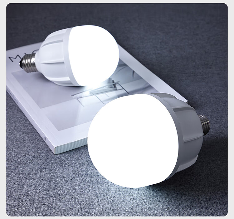 OPPLE LED Light Bulb, Energy-Saving Bulb, E27 Large Screw Base, for Home And Commercial Use, Street Vending, High-Power, Factory And Mining Lighting, 30 Watts, Cool White Light 3