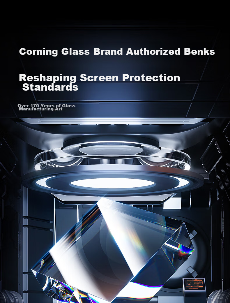 Benks Tempered Glass Screen Protector for IPad Pro 11, Compatible with 2025 New 11-Inch Apple Tablet, Full Coverage Anti-Drop Protection for 2025/24 Models, Corning High-Definition Protective Film 5
