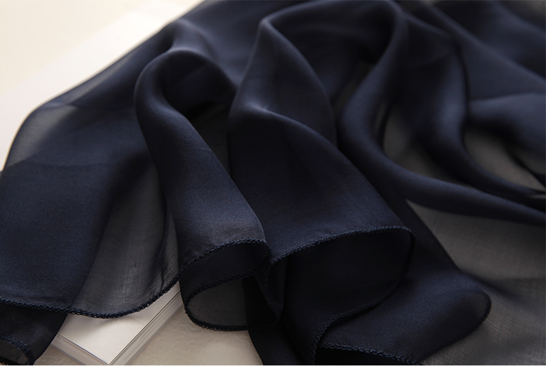 Hangsilu Pure Silk Scarf for Women, Solid Color Mulberry Silk Shawl, High-End Birthday Gift, Mid-Autumn Festival Gift for Mom And Teachers 17