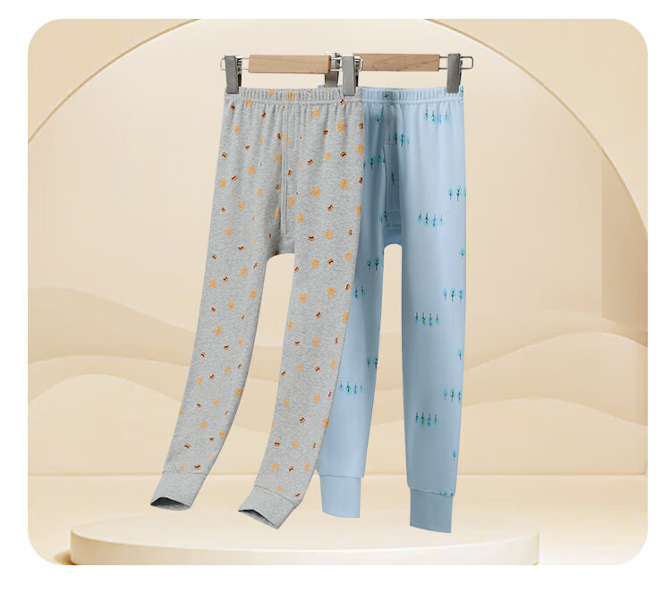Hodohome Kids Girls Cotton Thermal Antibacterial Warm Pants Mid-Large Children Cotton Fleece Sleepwear 172 130 12