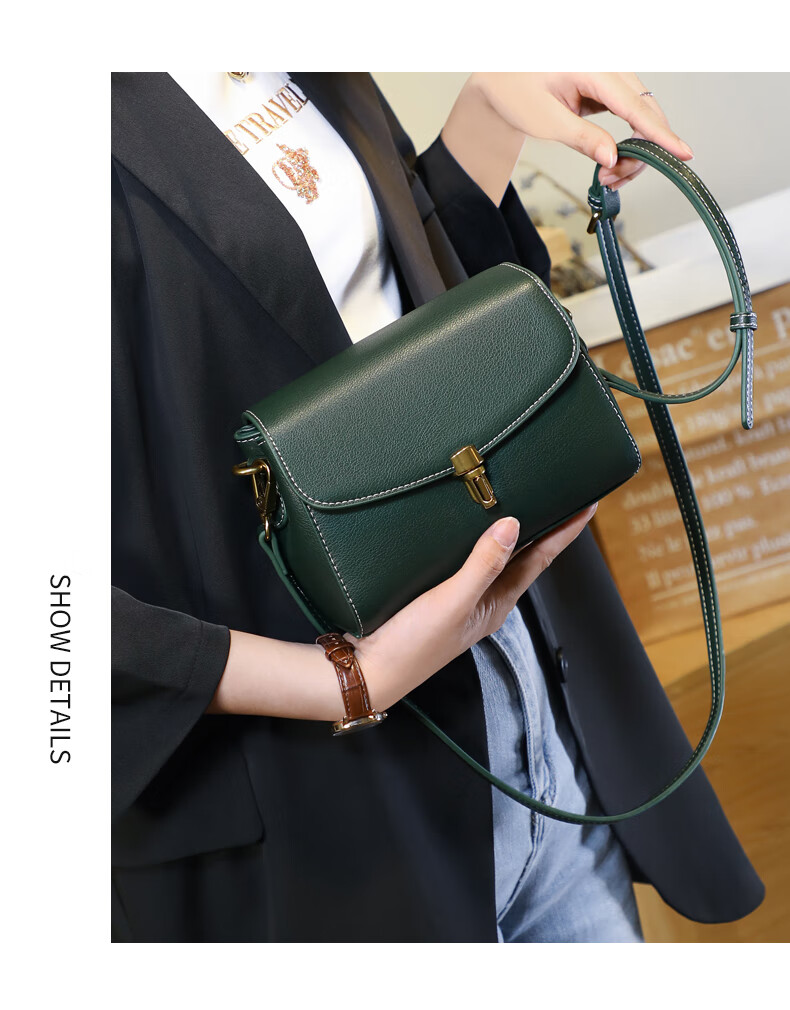 Viney Women's Handbag, Cowhide Crossbody Bag, Stylish Shoulder Phone Bag, Practical Birthday And Mother's Day Gift for Mom 17