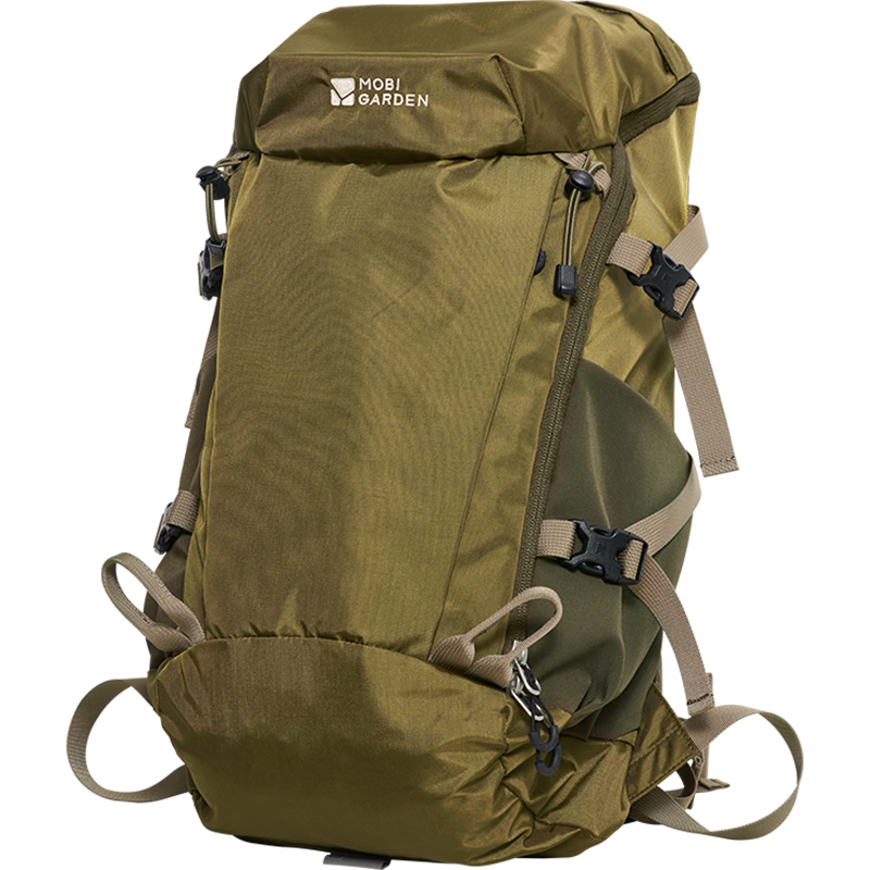 MOBIGARDEN Fengying 28L Hiking Backpack, Outdoor Climbing Travel Lightweight Capacity Backpack, NX23664018, Olive Gree