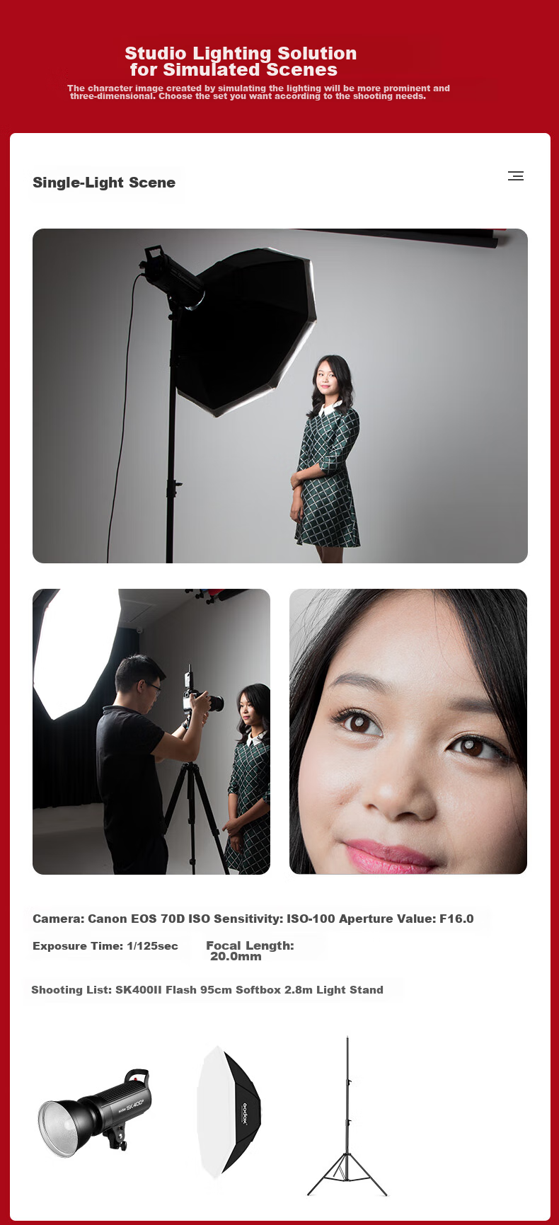 Godox 120cm Octagonal Softbox, Live Streaming Video Beauty Softbox, Photography Studio Shooting Fill Light, Soft Light Dome, Baorong Mouth 13