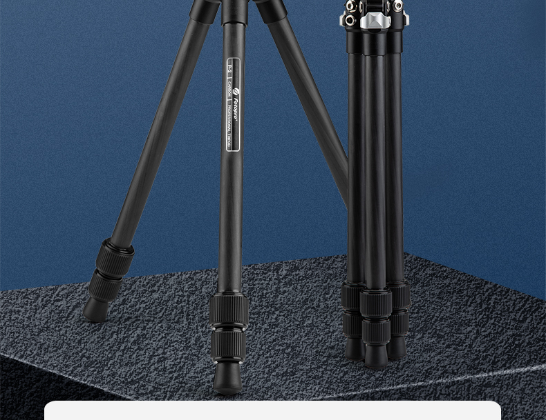 Fotopro P-2+P Carbon Fiber Lightweight Photography And Videography Tripod, Live Streaming Stand, O.49KG/5KG 2