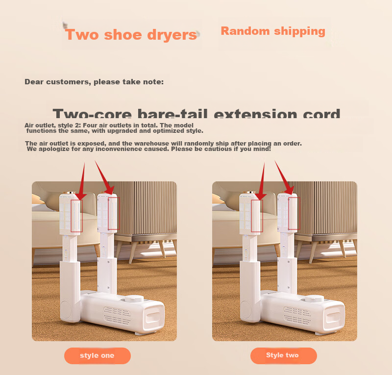CHIGO Shoe Dryer, Shoe And Clothing Dryer, Winter Shoe Warmer, Shoe Drying Machine, Shoe Warmer, Extendable 3