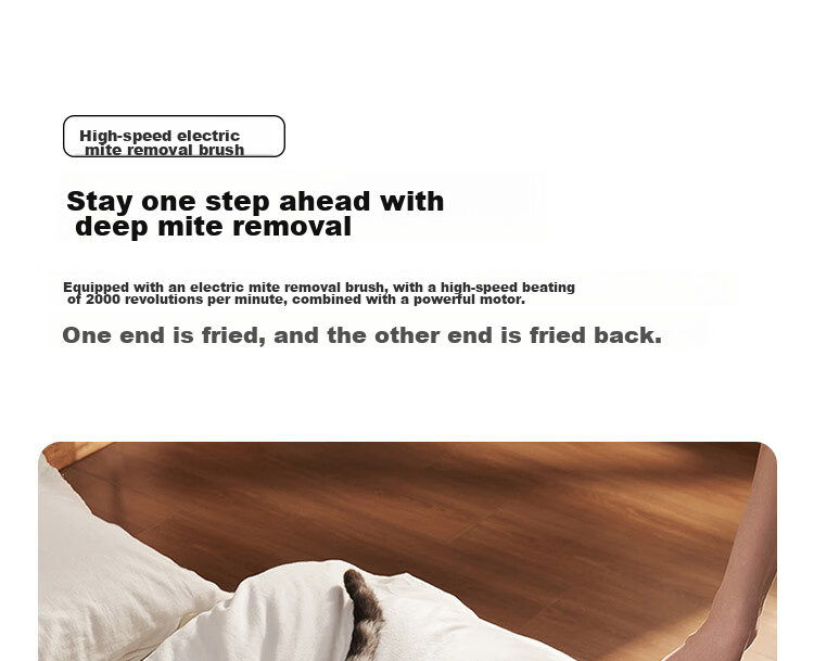 Mijia Xiaomi Wireless Floor Cleaner 3 Max, Sweeping And Vacuuming All-In with Dust Mite Removal, 180° Flat Cleaning for Whole House, Full Chain Sterilization And Hot Air Drying 23