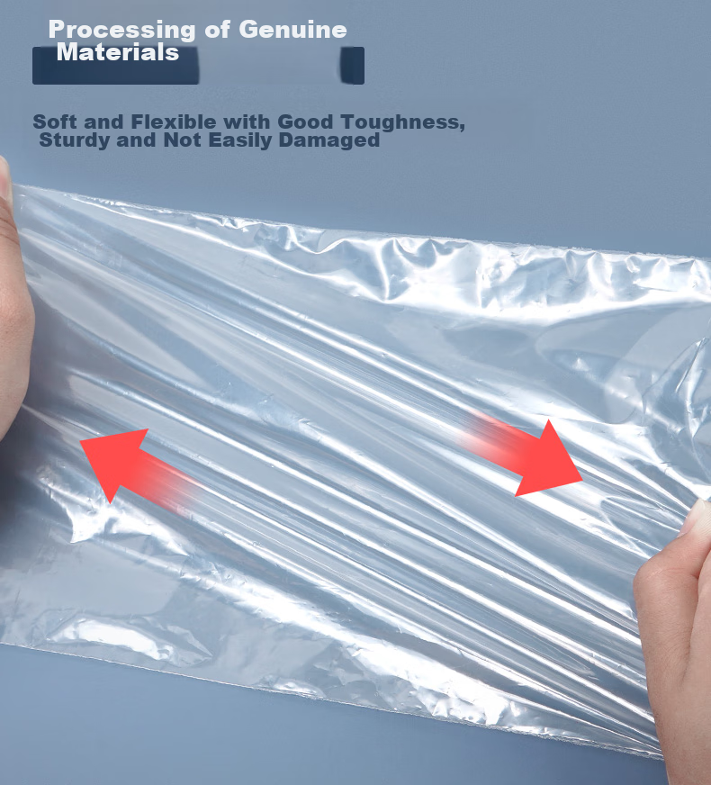 SIMAA 100 Transparent Self-Sealing Bags, 275*160mm, Receipt Storage, Invoice Bags, Self-Sealing PE Moisture-Proof Bags, 6751 6