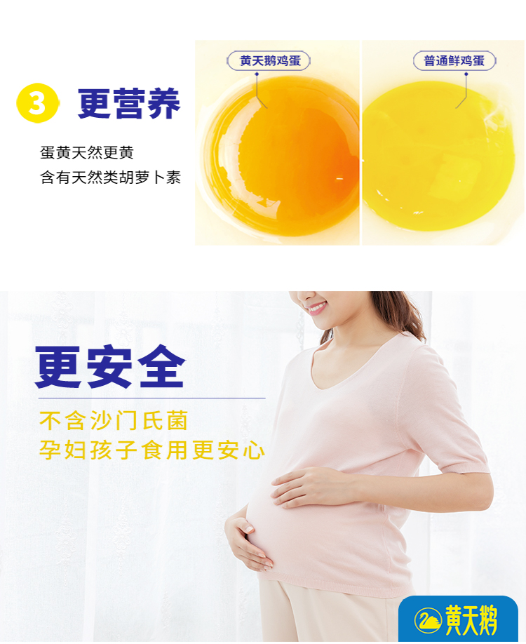 黄天鹅 鲜鸡蛋 20枚装 无沙门氏菌可生食 图4