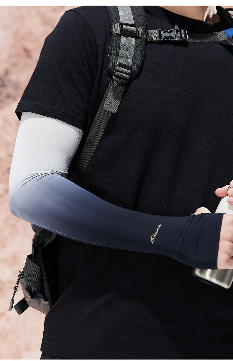 MISSION UV Ice Silk Sun Protection Arm Sleeves for Men, Summer Driving Cycling Cooling UV Protection Arm Covers 5