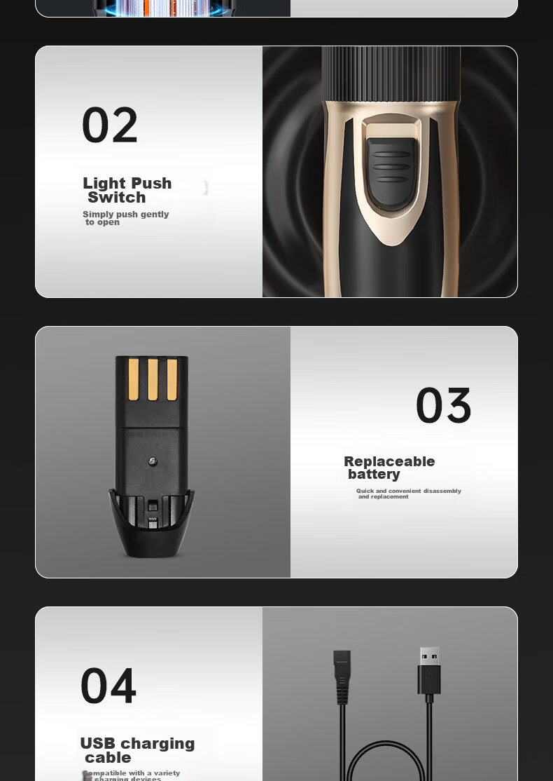 AUX Electric Hair Clipper for Adults, Electric Trimmer, Electric Hair Cutting Machine, Shaver for Children And Babies, Haircutting Tool Set, X1 Premium Configuratio 20