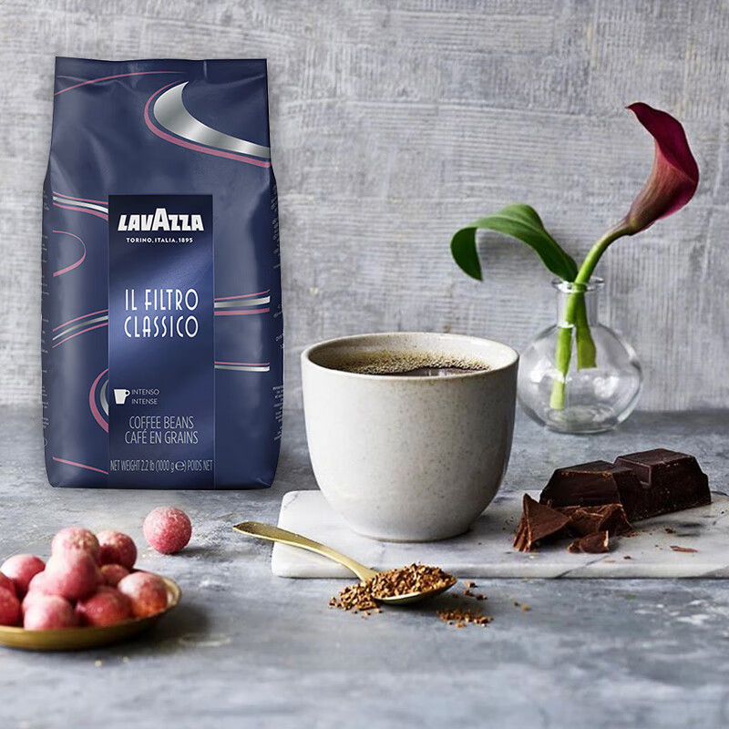 拉瓦萨（LAVAZZA）意大利原装进商用咖啡豆FILTRO CLASSICO美式经典咖啡豆1kg
