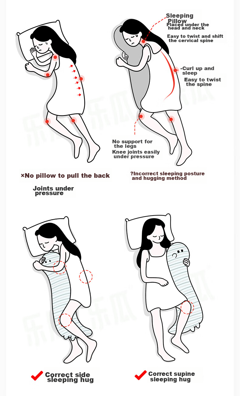 Legua Sleeping Hug Pillow, Full-Length Body Pillow for Bed, Egg Yolk Chicken Plush Toy, Side Sleeping Leg Pillow, Adult Birthday Gift 5