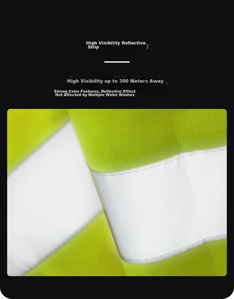 XINGGONG Reflective Vest, Reflective Waistcoat, Reflective Clothing, Reflective Jacket, Traffic Construction Sanitation Vest, Fluorescent Clothing, Fluorescent Yellow, XL Size 4