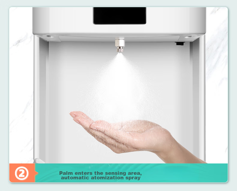MODUN M-X6 Automatic Sensor Hand Sanitizer Wall-Mounted Alcohol Disinfection Machine, Sterilizing Spray Cleaner, Phone Sanitizer Sprayer 5