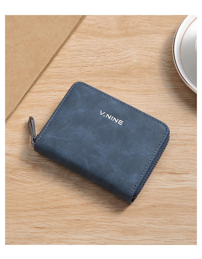 V.NINE Card Holder for Men with Multiple Card Slots, Bank Card Holder, ID Holder, Horizontal Coin Purse, Men's Valentine's Day Gift Box Set 22