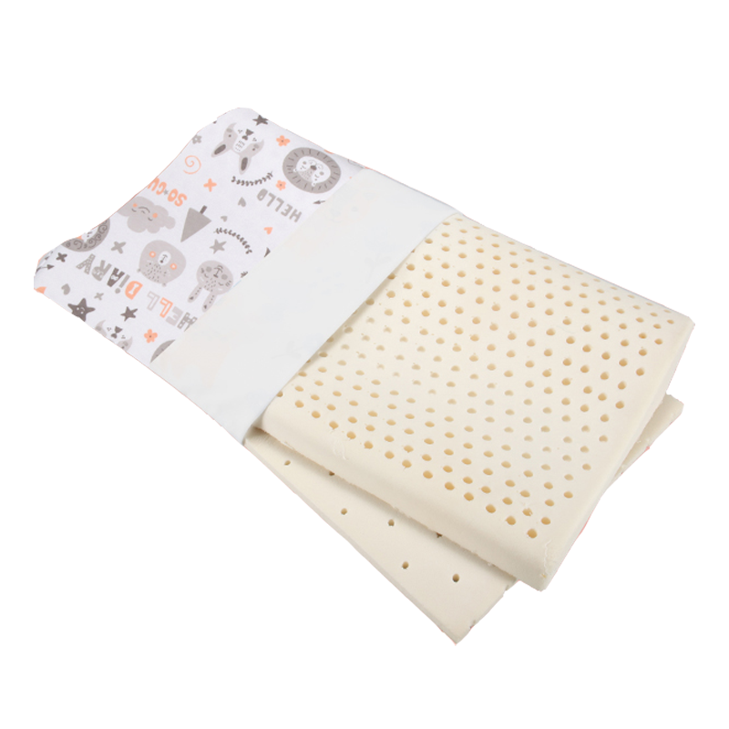 SHELL DIARY Thai Natural Children's Latex Pillow, Neck Support Pillow for Babies Aged 0-1 Years Old